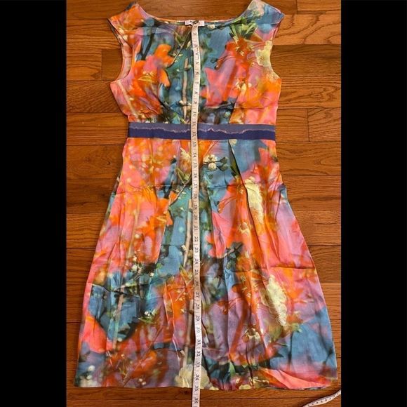 Moschino CheapandChic Floral Watercolor Silk Dress - Picture 13 of 13